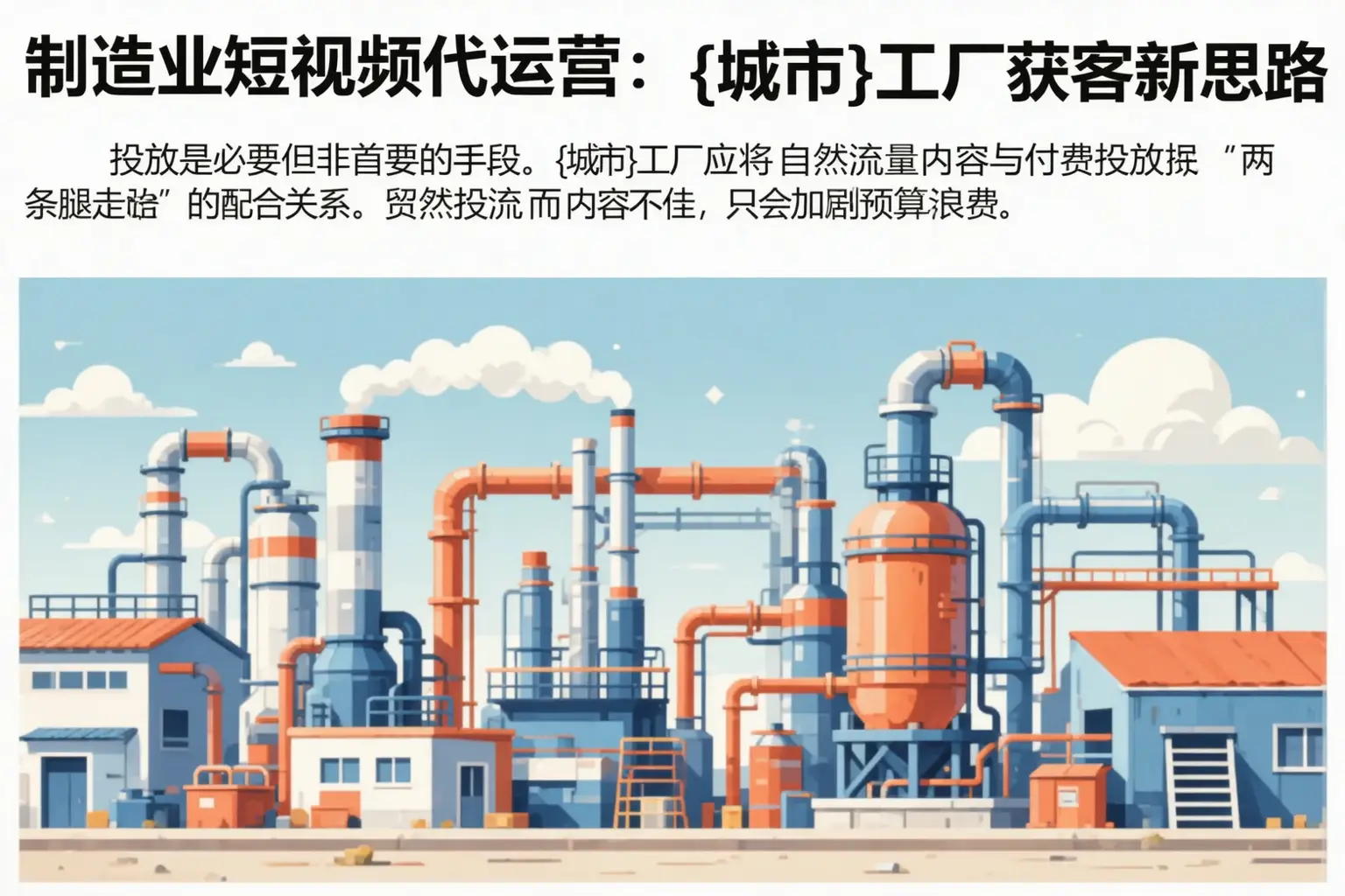制造业短视频代运营：顺义工厂获客新思路